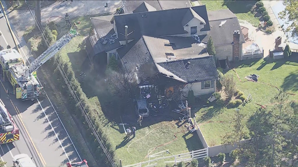 1 hospitalized after car crashes into Burlington County, New Jersey ...