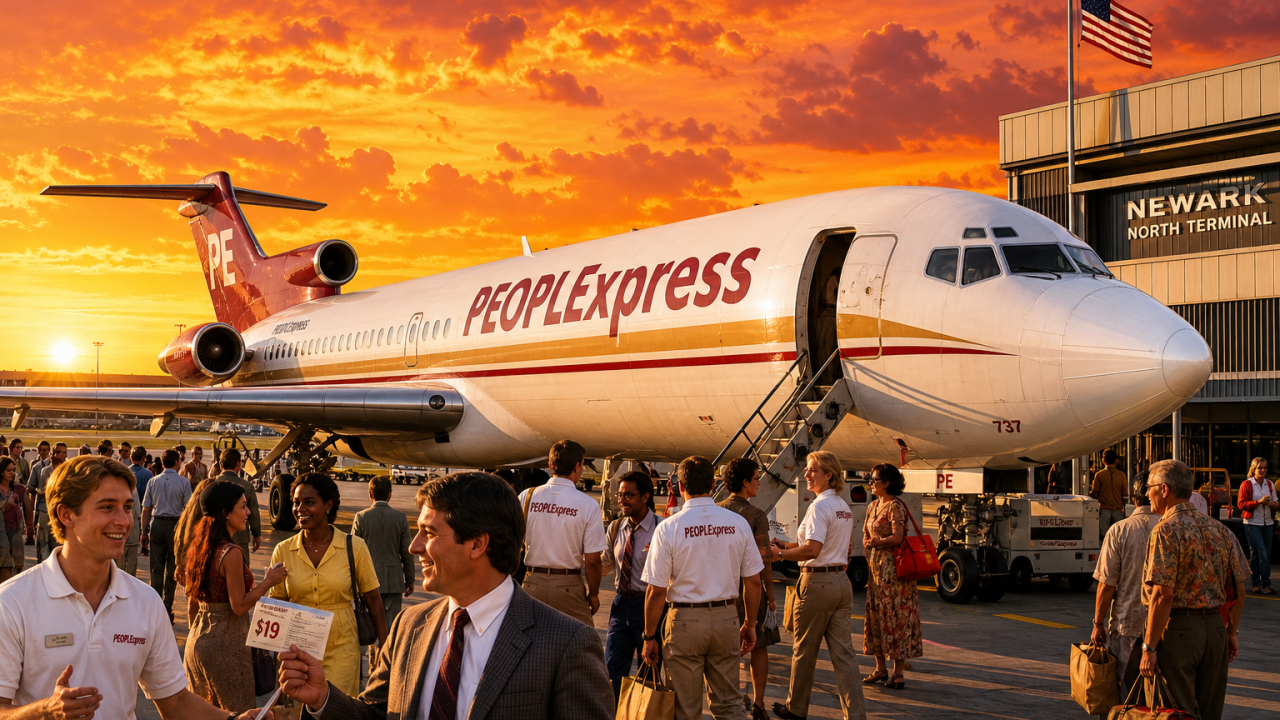 People Express went from startup to 5th largest US airline in 4 years
