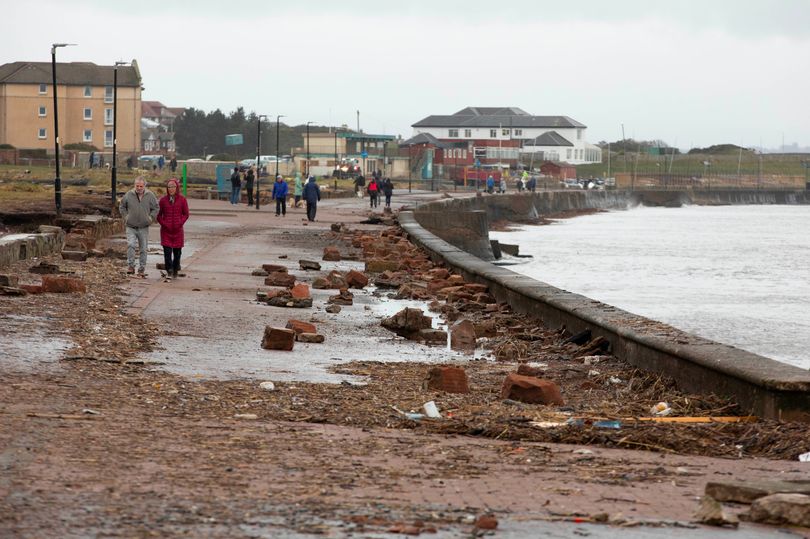 Storm Boelo leaves trail of destruction as coastal towns battered by ...
