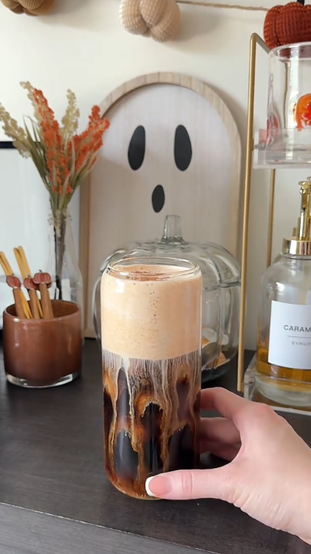 How to make pumpkin cream cold foam at home