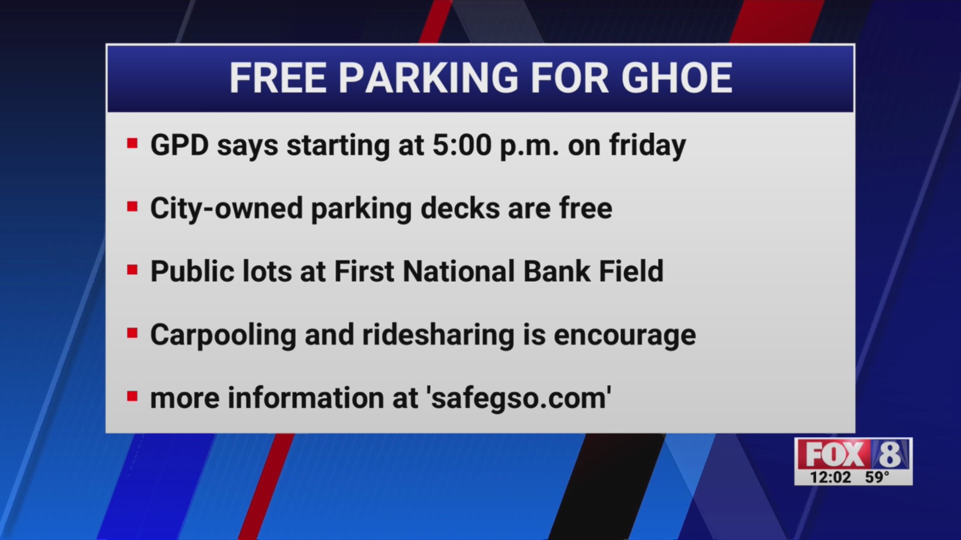 Greensboro police offer safety tips ahead of GHOE