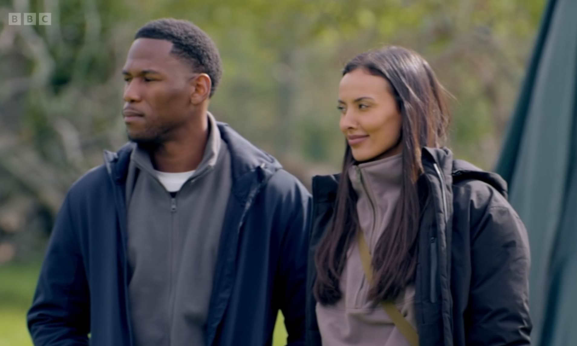 King Kenny and Maya Jama's flirtation on Celebrity Traitors fuels ...