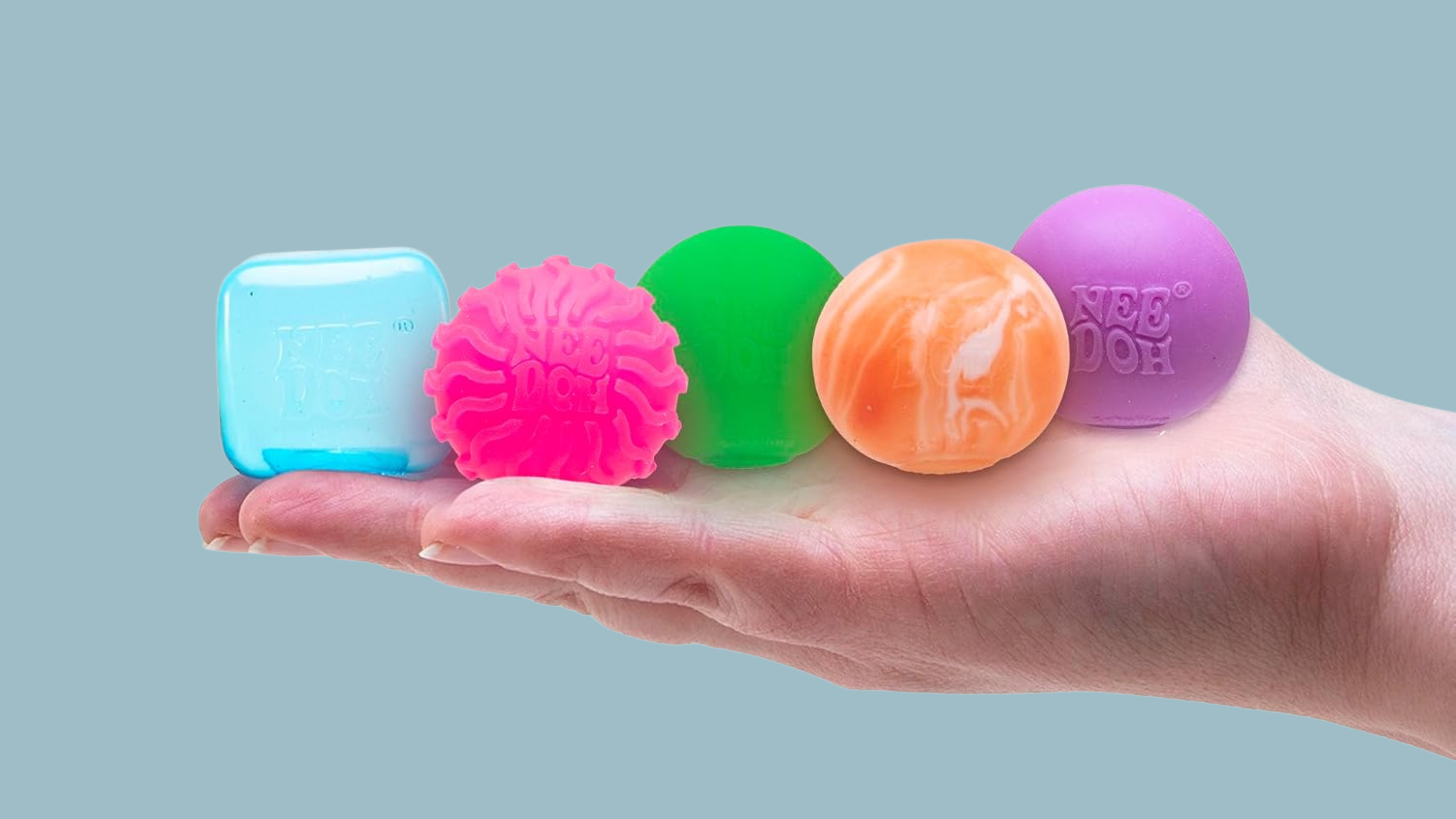The hard-to-find NeeDoh Teenie 10-pack is available on Amazon today
