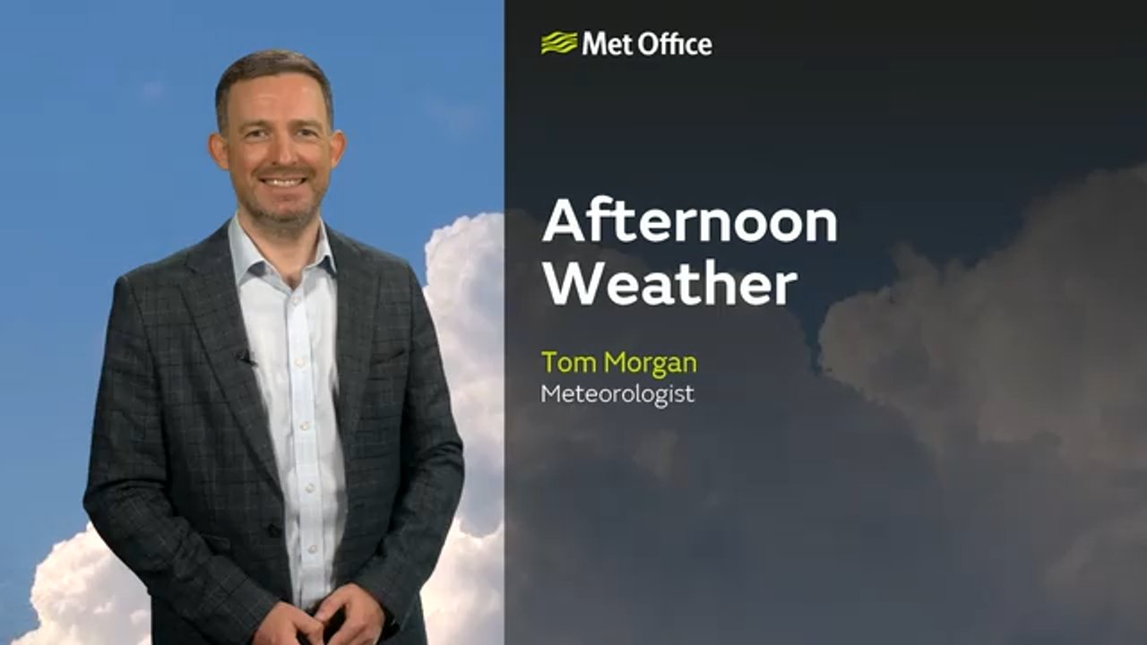 Met Office Saturday afternoon weather forecast 18/04/2026