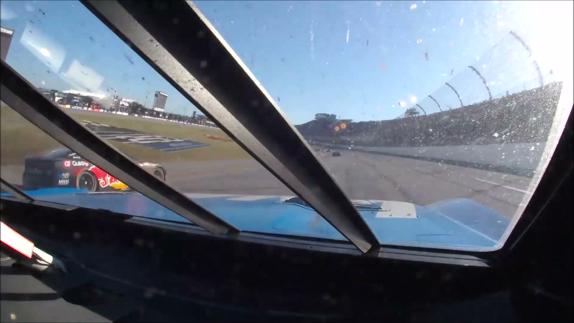 In-car: Cindric escapes damage in lap 132 Talladega wreck