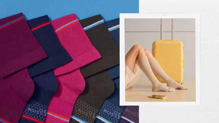 These compression socks help increase blood flow and reduce swelling at ...