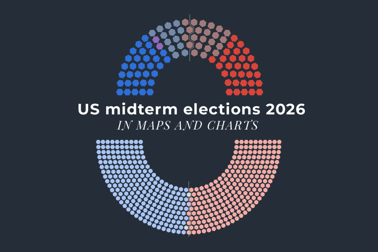 US midterm elections 2026 in maps and charts