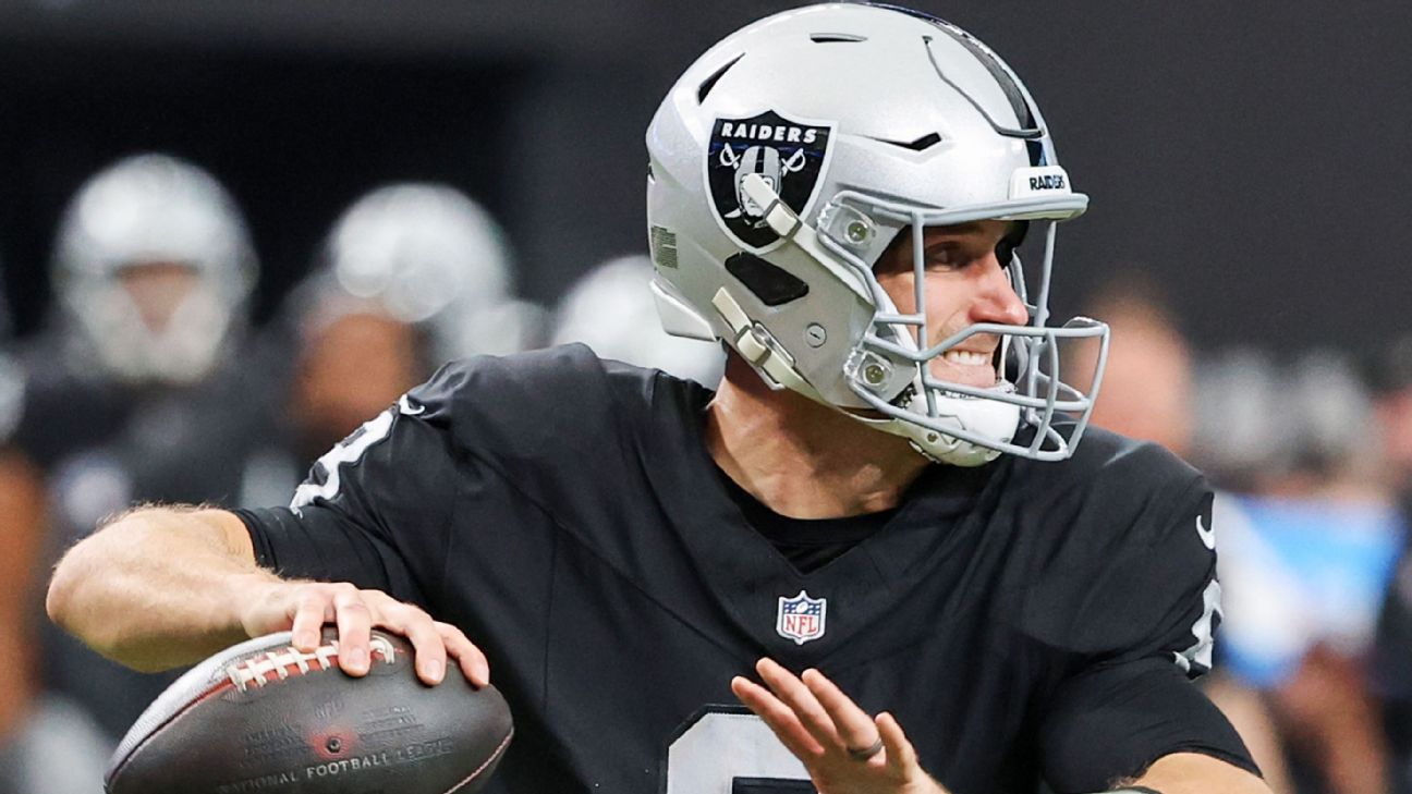 Kirk Cousins to remain Raiders' starting QB vs. Jets, Klint Kubiak says