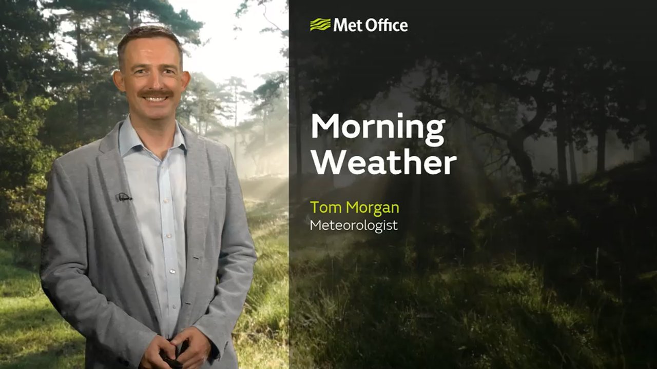 Met Office Monday morning weather forecast 28/07/2026