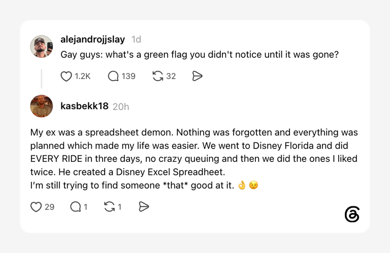 Gay men share the underrated dating green flags that make someone a keeper