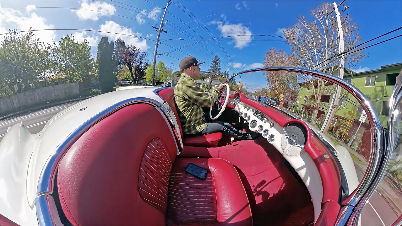 1954 Chevrolet Corvette takes a test drive
