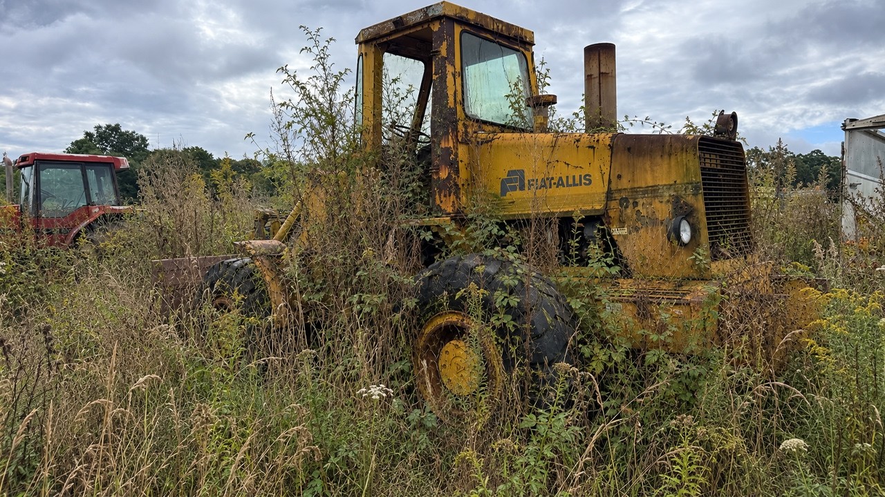 Attempting to start a 40-year-old loader