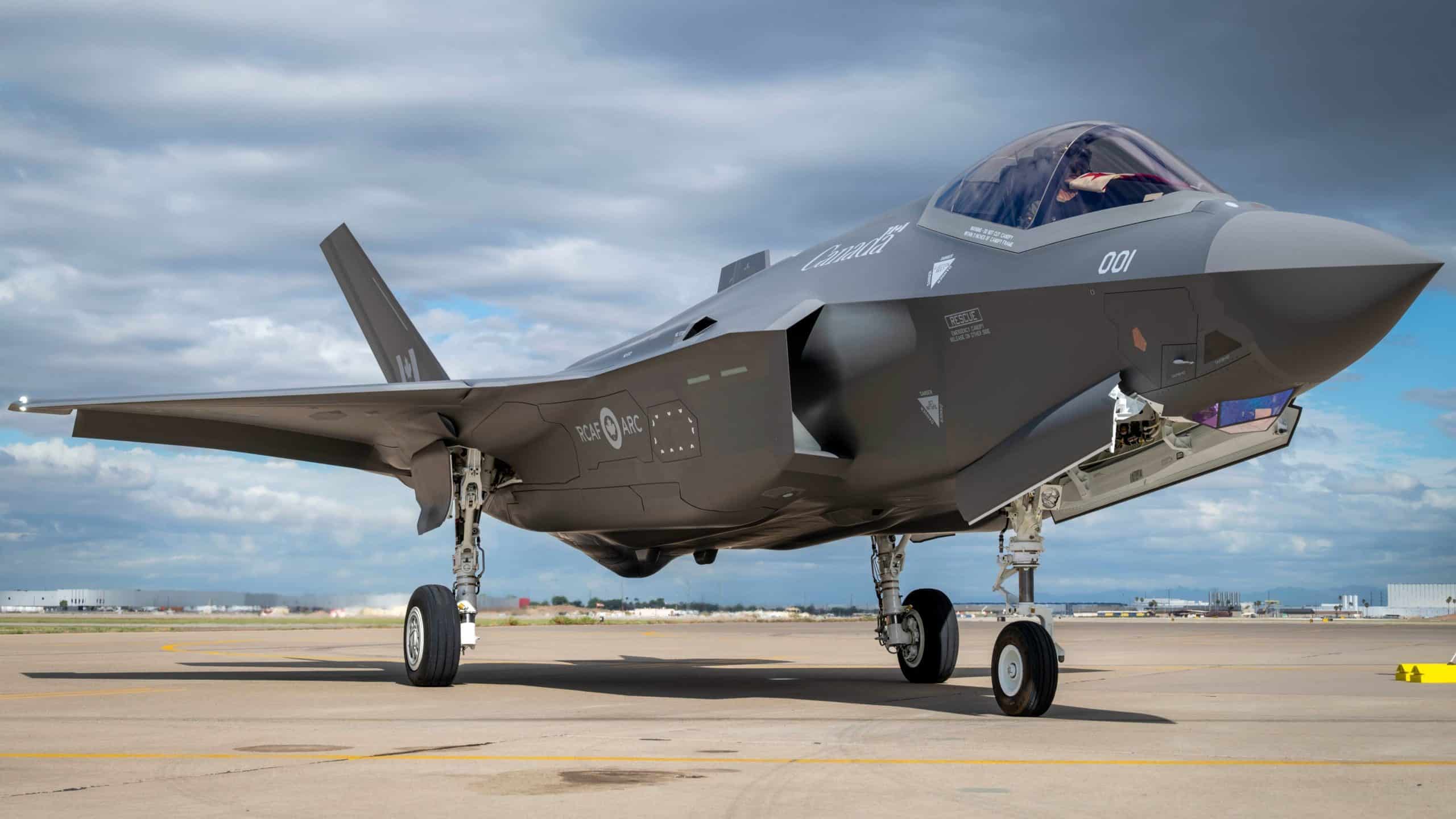 Canada receives its first two CF-35A fighters at Luke Air Force Base