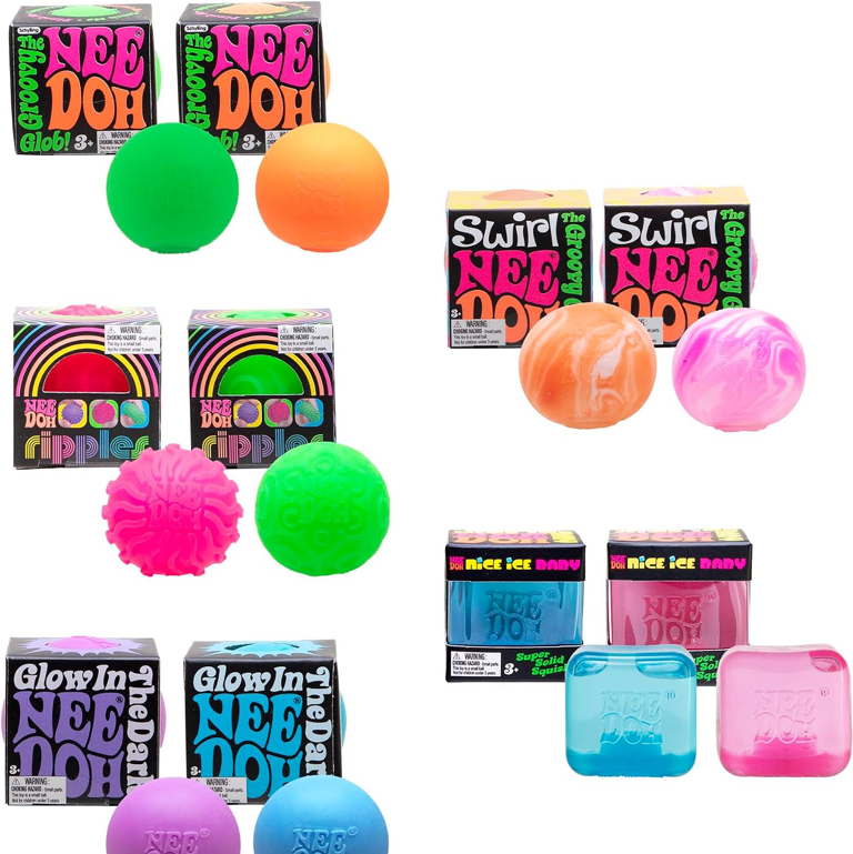 The hard-to-find NeeDoh Teenie 10-pack is available on Amazon today