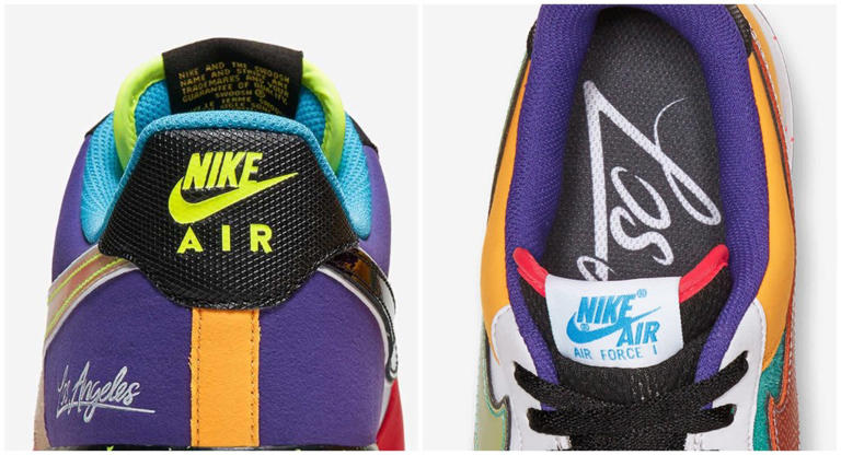 Nike Air Force 1 Low Premium 'What the LA' release date CT1117-100