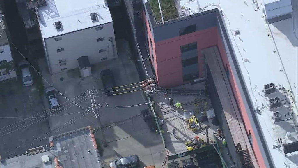Person hospitalized after falling from scaffolding at Howard Brown ...
