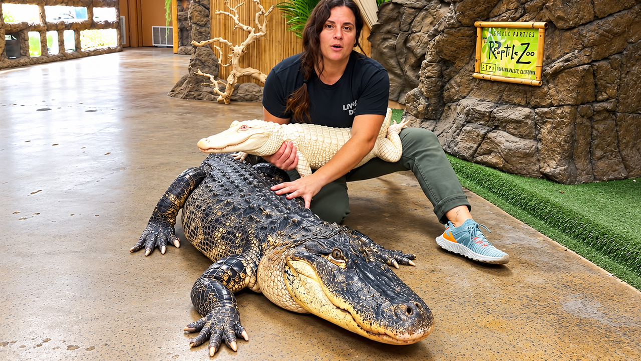 These two gators look completely different side by side