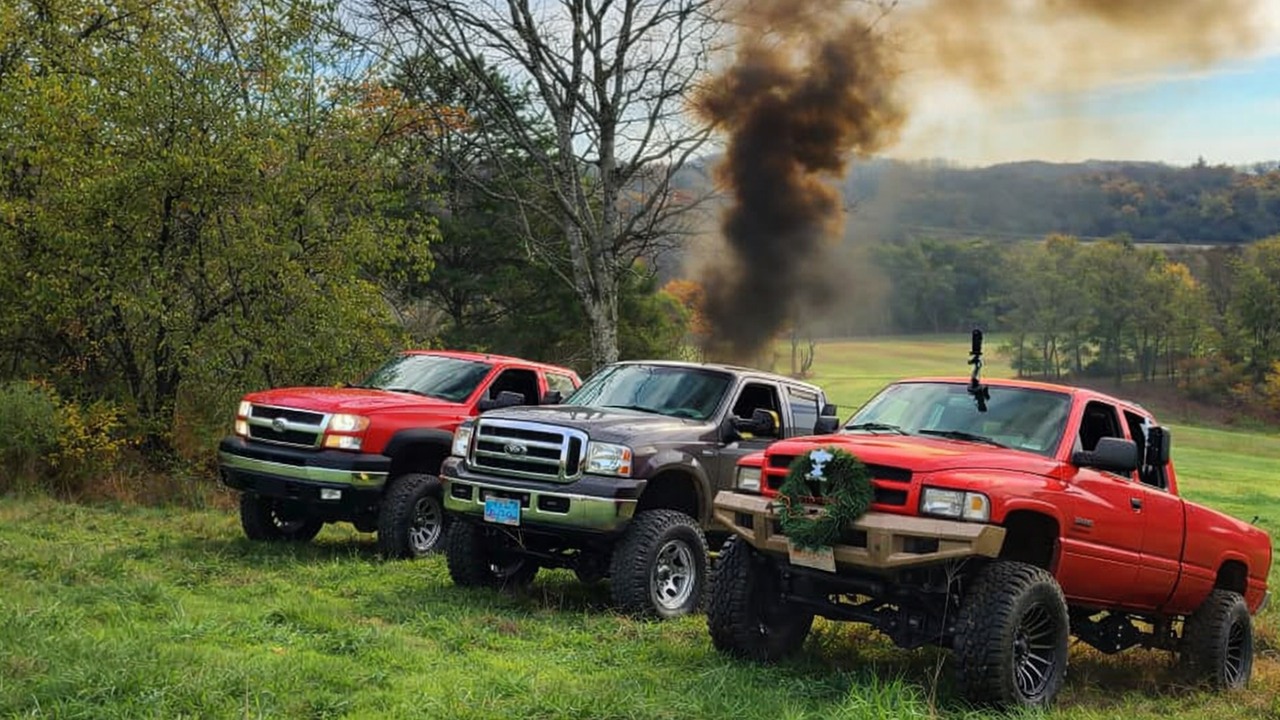Man puts 3 used diesel trucks through off-road tests