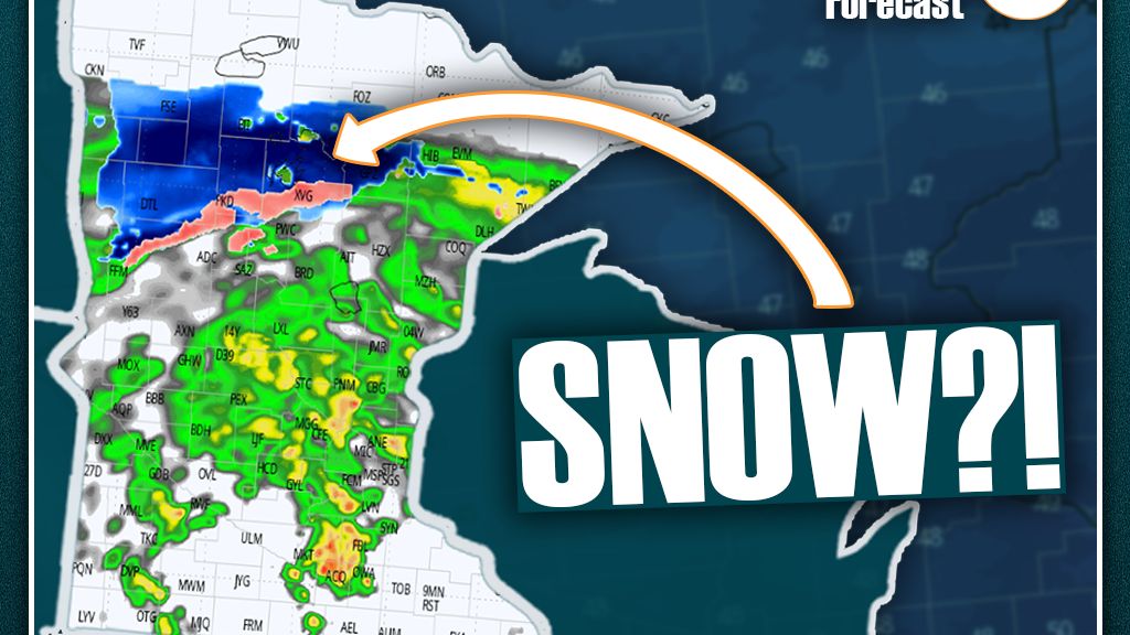 Monday to bring widespread rain and even a little snow to Minnesota