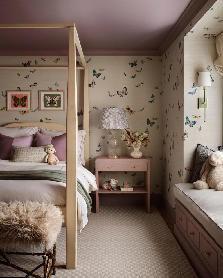 Vegetable wallpaper and animal-clad handmade tiles add playful charm to ...