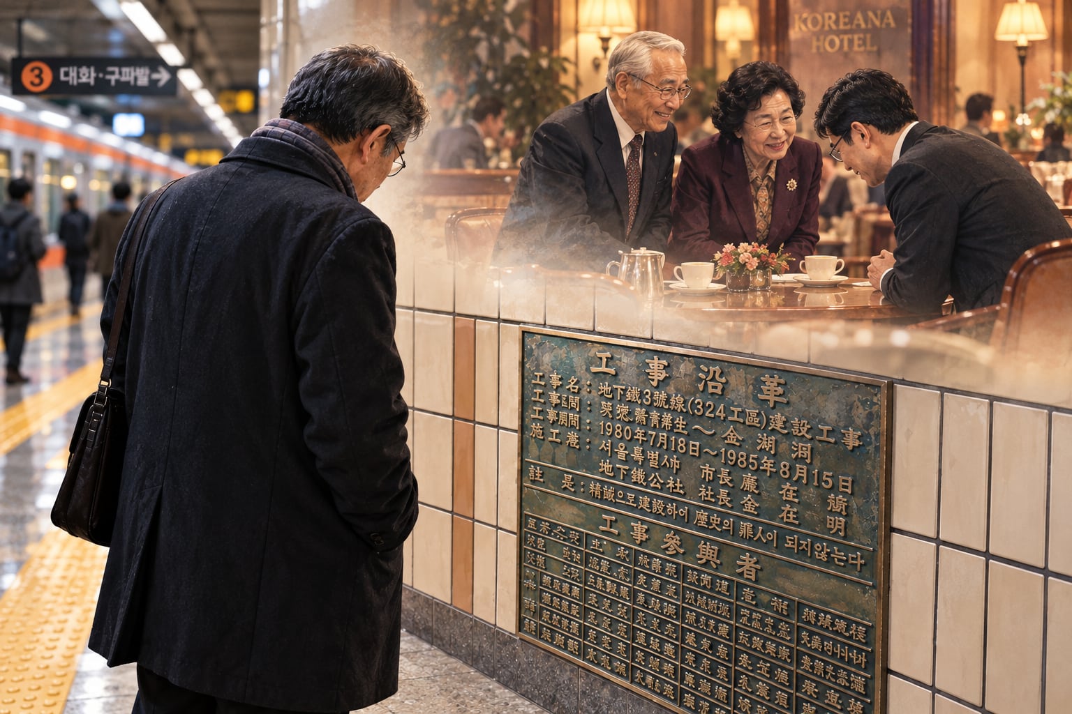Seoul subway plaque sparks reporter's reflection on past mistake ...