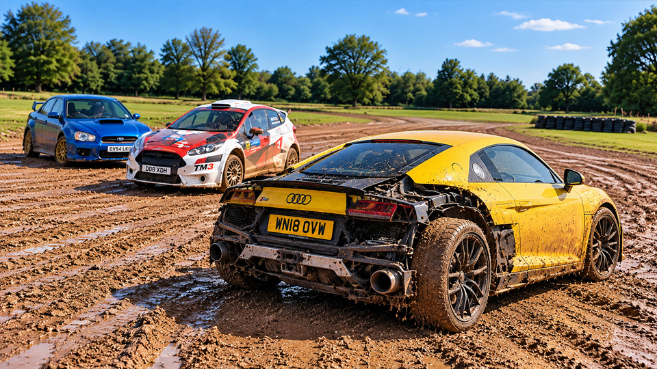 A $1 million car collection faces an unexpected racing challenge