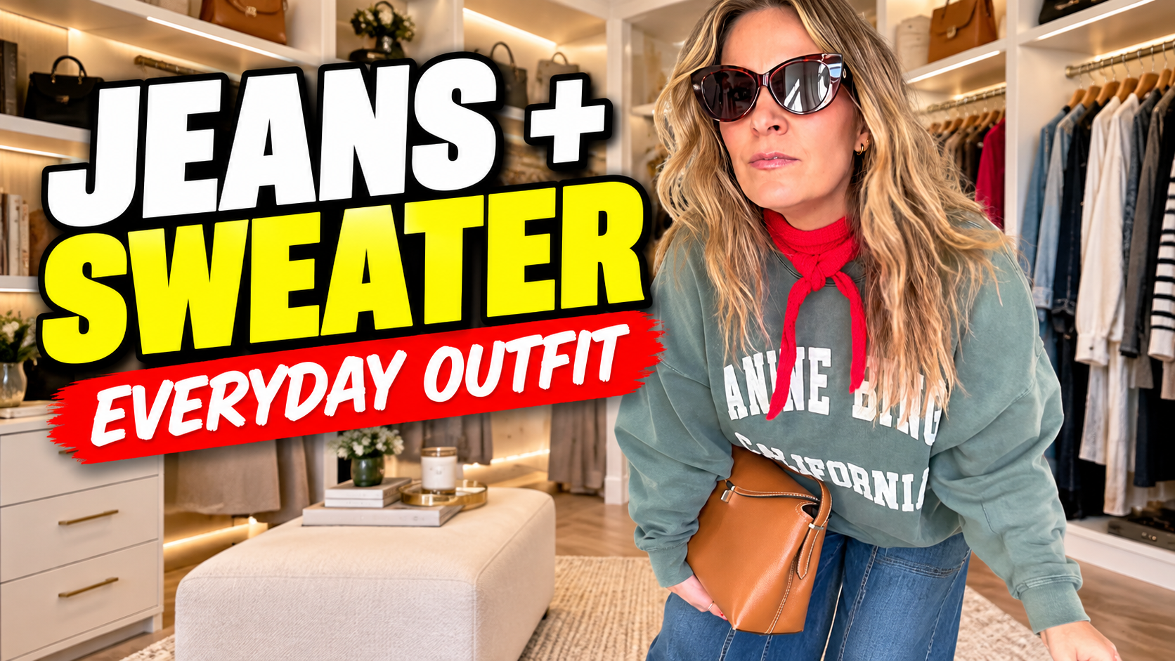 Comfy jeans + a cute sweater = your new everyday uniform! 🤍🙌🏼