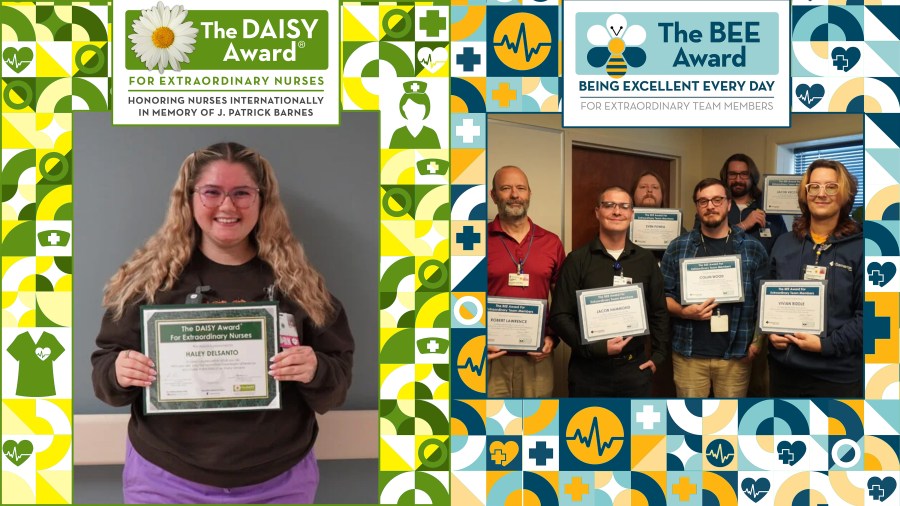 Samaritan’s August DAISY and BEE award recipients