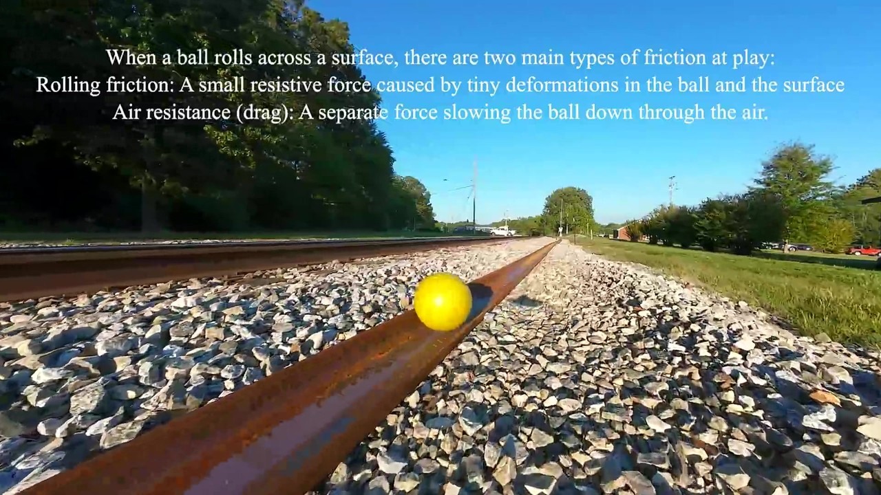 They roll a bowling ball down an old rail — one bad seam sends the ...