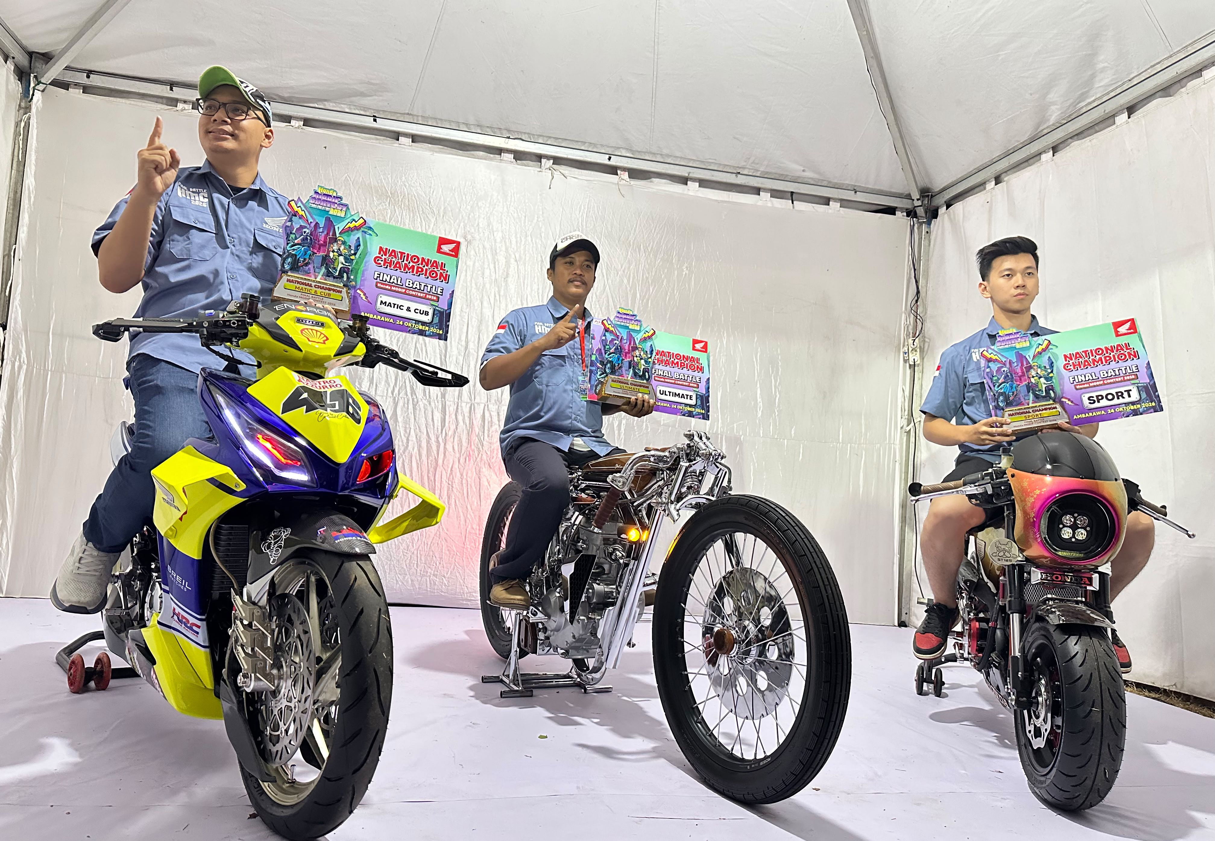 Grand final Honda Modif Contest 2026, ini dia juara nasionalnya