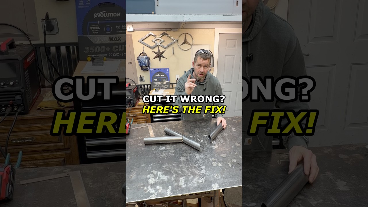 How to splice 2” pipe together & get a clean weld 🔥