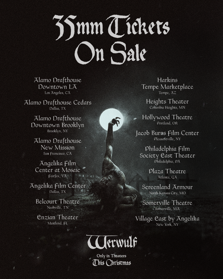 'Werwulf' 35mm tickets are now on sale for Robert Eggers' Christmas ...