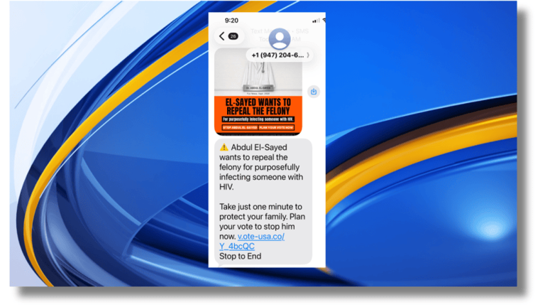 Elon Musk-backed PAC sends out 'false' text about Abdul El-Sayed in ...