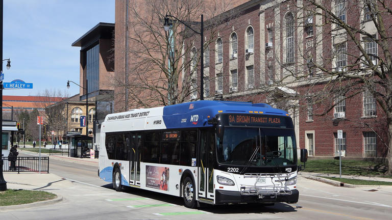 On 1,376 transit buses and coaches, the hazard lights come on without ...