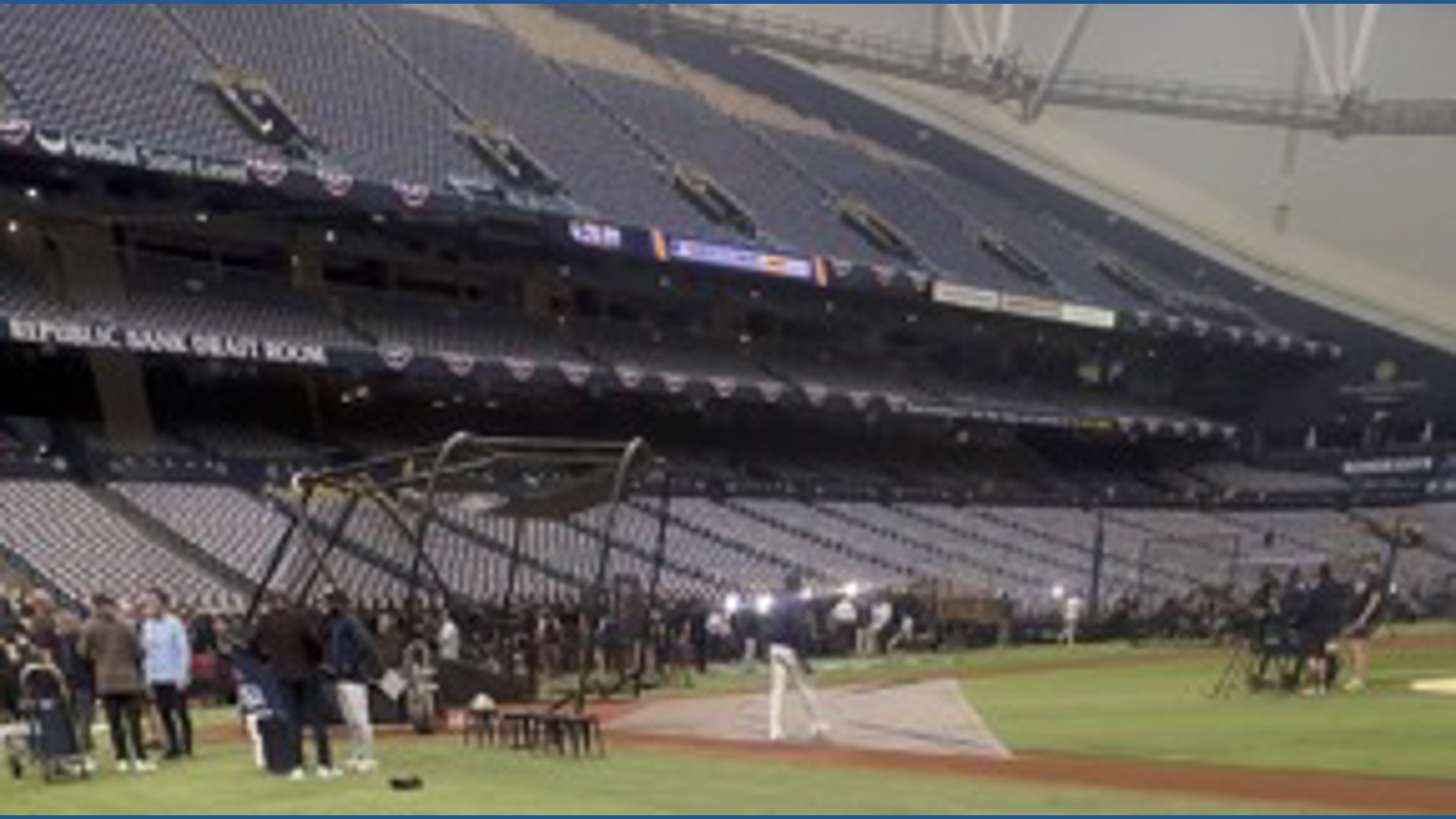 Look inside Tropicana Field for Game 3 of World Series