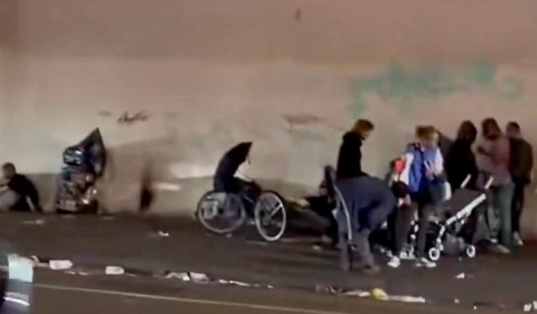 Wild moment Steve Hilton finds himself in the middle of maniac fighting ...
