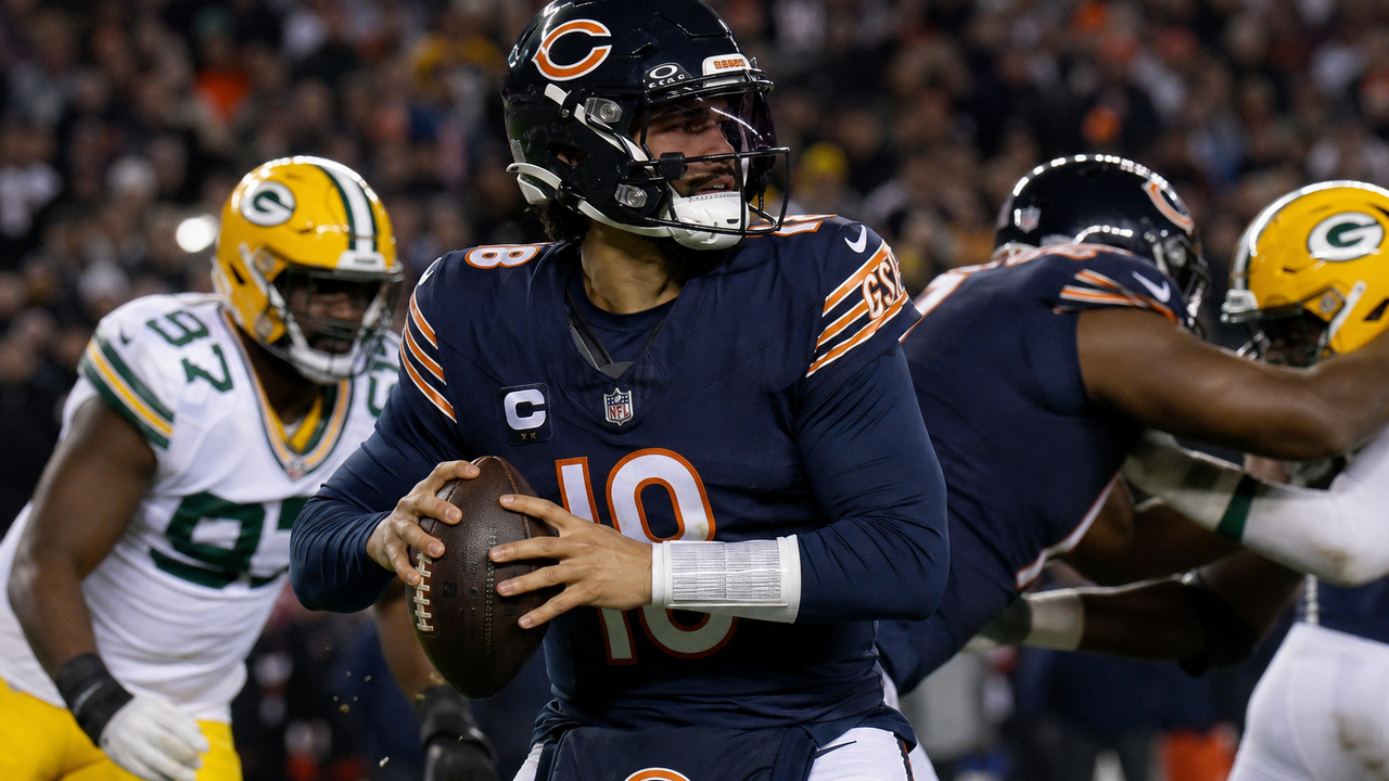 Caleb Williams erased an 18-point deficit and ended the Packers’ 2026 ...