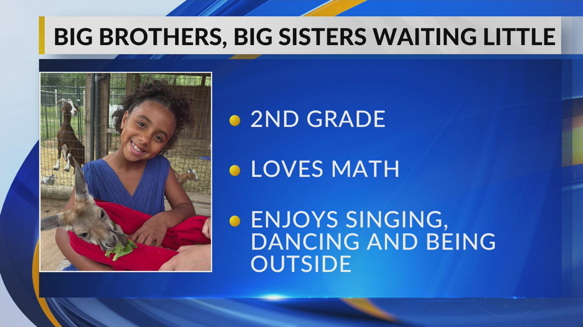 Big Brothers Big Sisters Waiting Little: Bella