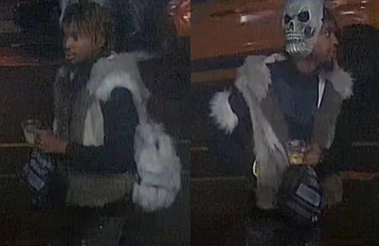 Suspect in skull mask wanted for stabbing outside East Village pizzeria