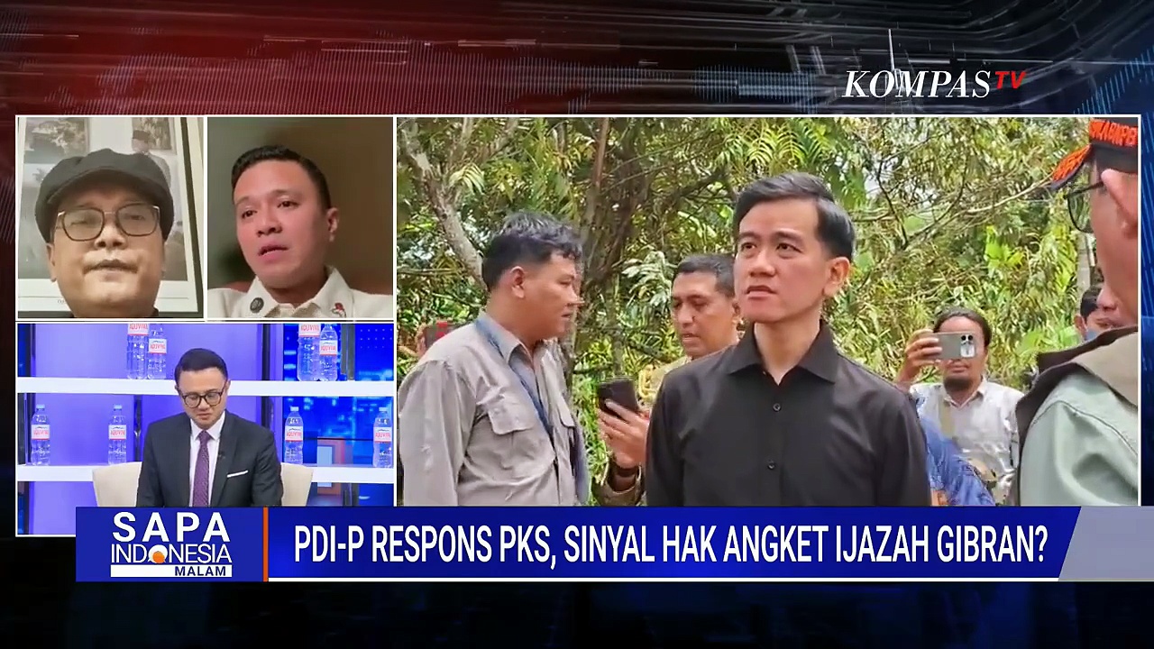 [Full] PDIP berkomunikasi dengan parpol soal hak angket ijazah Gibran ...