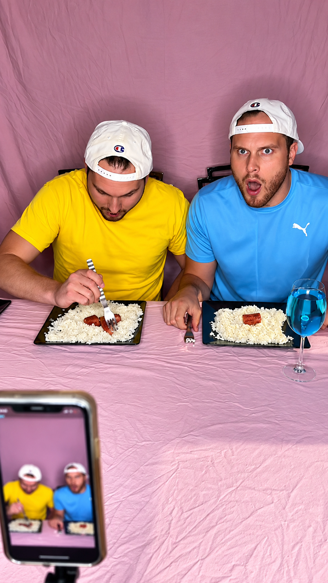 Confusing dining routine reveals a clever result