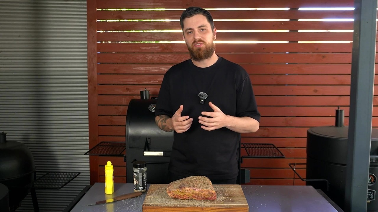 Frozen beef ribs go straight into the smoker