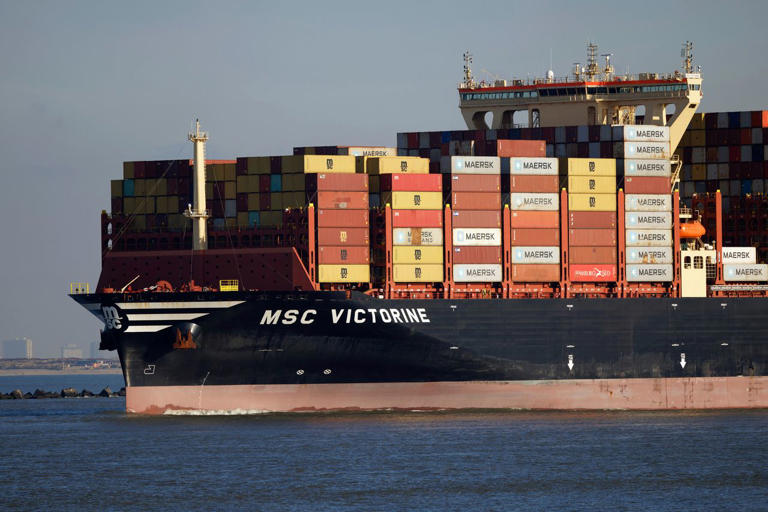 Luxury cruise ship crashes into 2 container vessels amid stormy weather