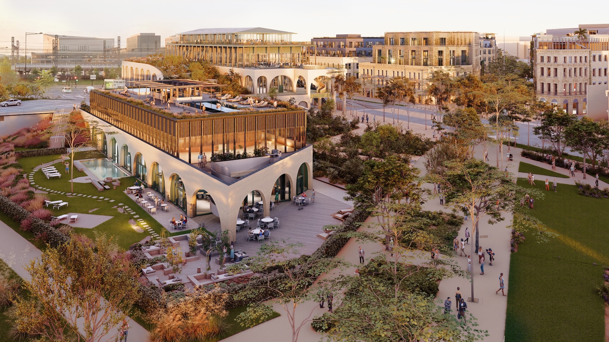 Un immense spa de 4 000 m² avec bassins et rooftop va ouvrir à Bordeaux ...