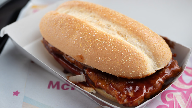 What cut of meat is McDonald's McRib made from?