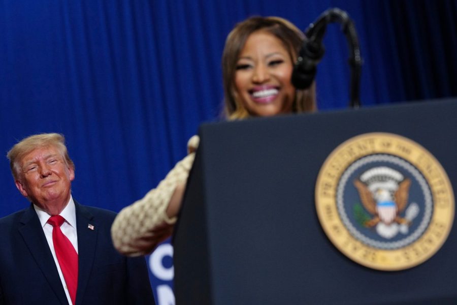 Nicki Minaj tells Trump she’ll support him if he runs again