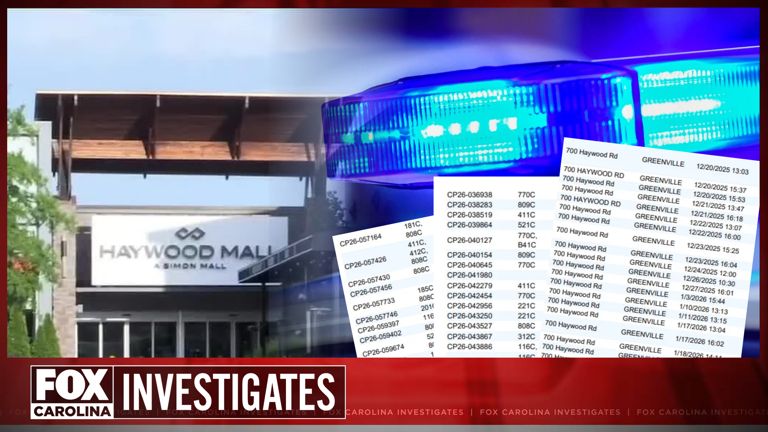 Logs show off-duty officers staffed Haywood Mall about 30% of days