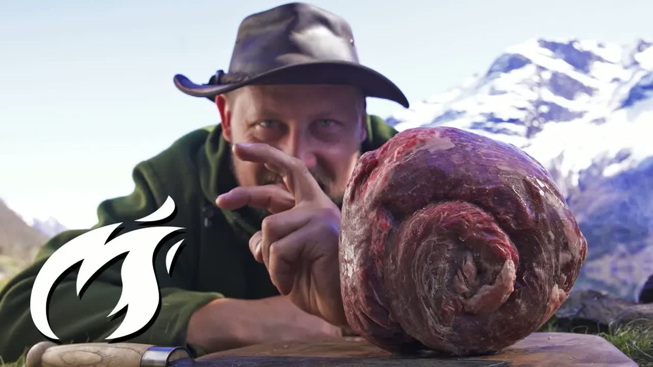 From frozen beef to juicy dish - this is really a very wild cooking!