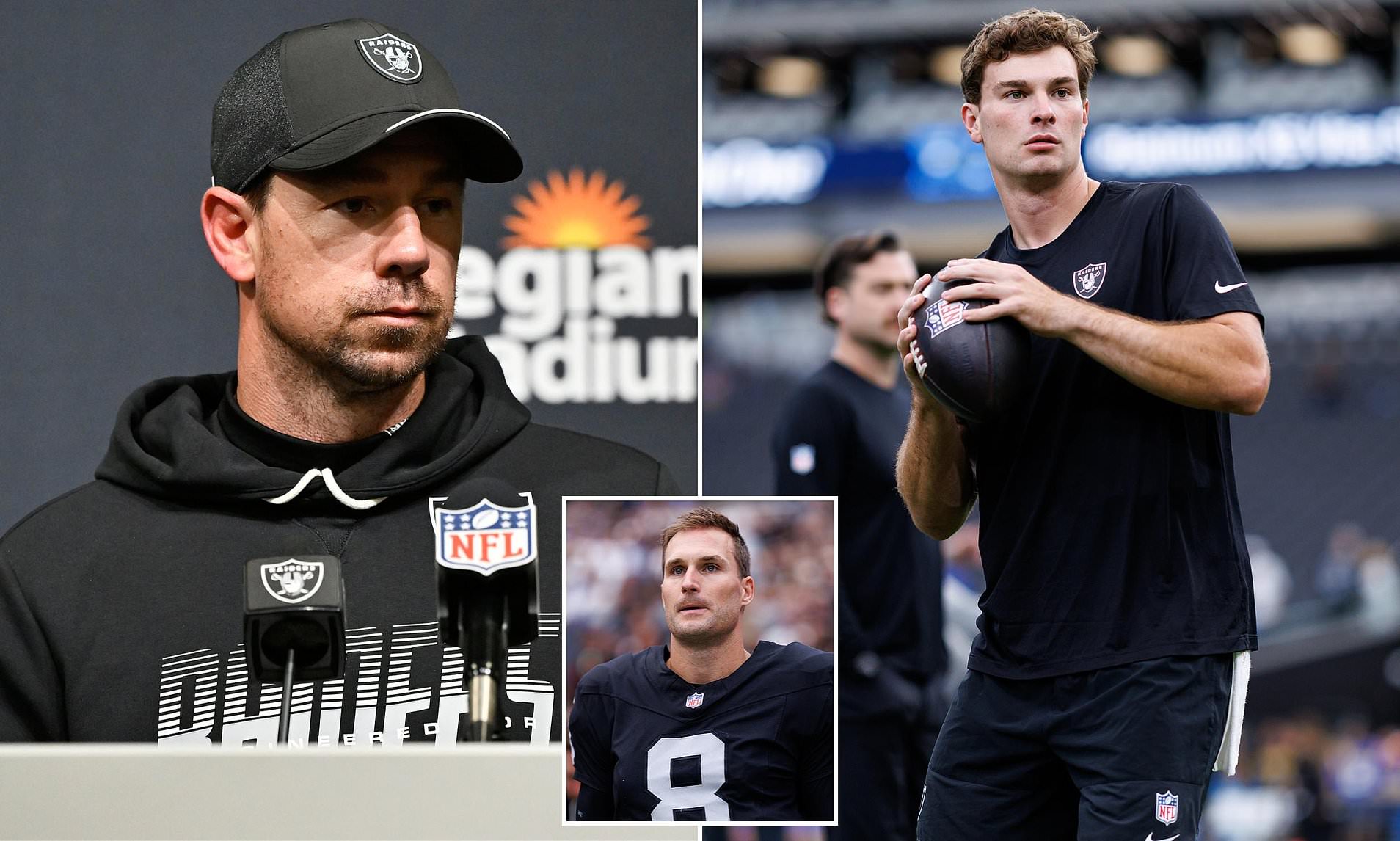 Raiders head coach Klint Kubiak admits team is thinking about Fernando ...