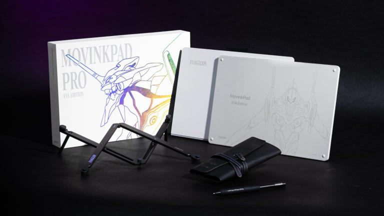 Wacom porta a Lucca Comics uno stand a tema Evangelion con il MovinkPad ...